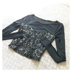 Kimchi Blue mesh crop top